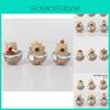 Cute Capybara Nodding Toy Summer Time Q Version Pvc Blind Box Figure Set Of 6