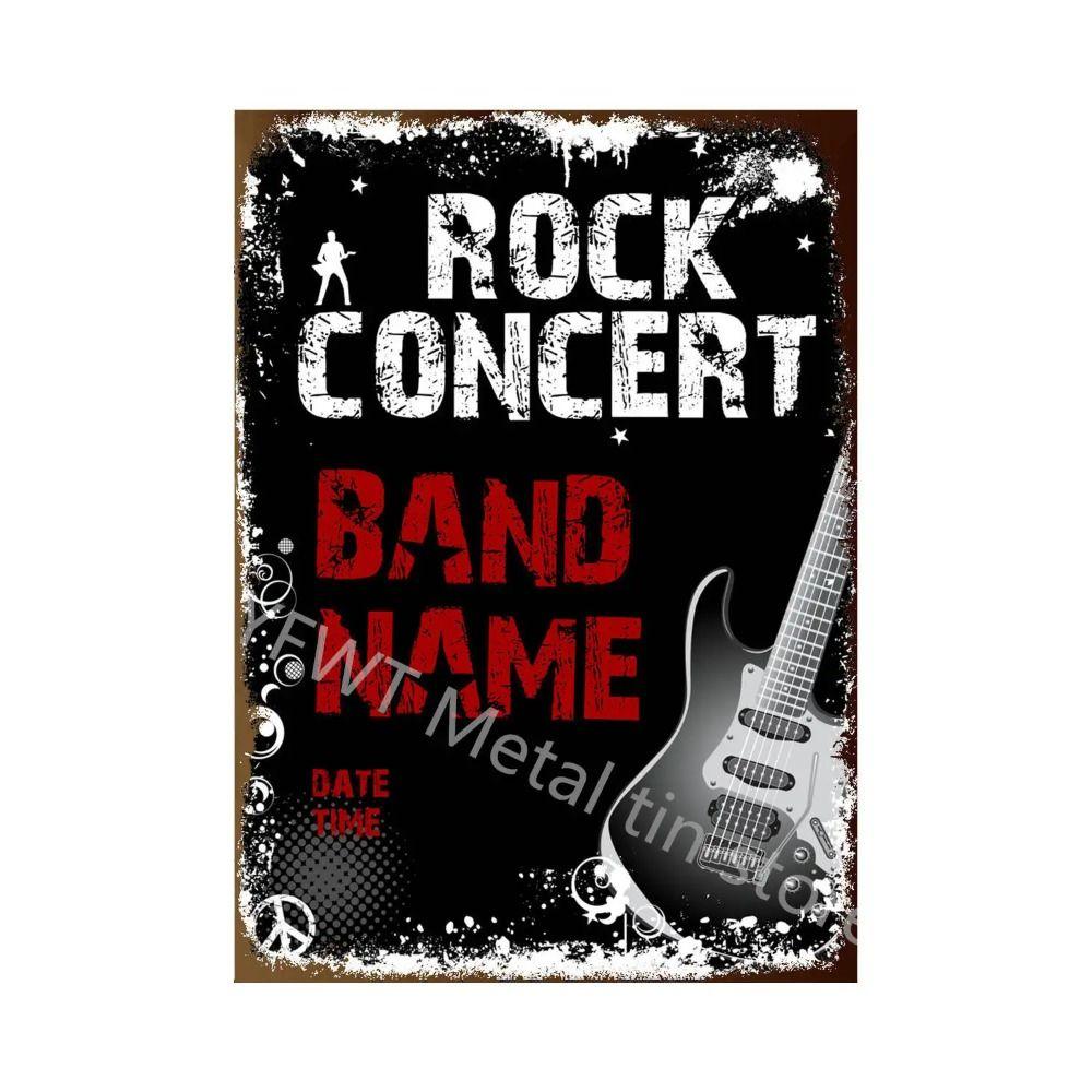 Segno Metallica Vintage per Band Rock, Decorazione per Bar di Casa, Garage, Club 20x30cm