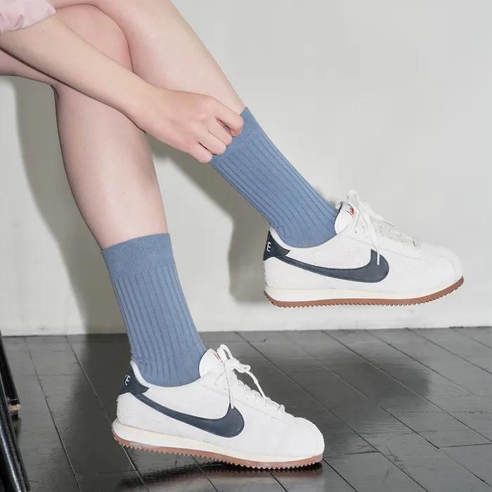 Essential Rib Socks LIGHT BLUE