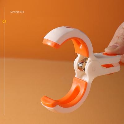 5Pcs Strong Grip Large Size Clothes Clips Plastic Anti-slip Clothes Pegs Windproof Thickened Laundry Clips Balcony
