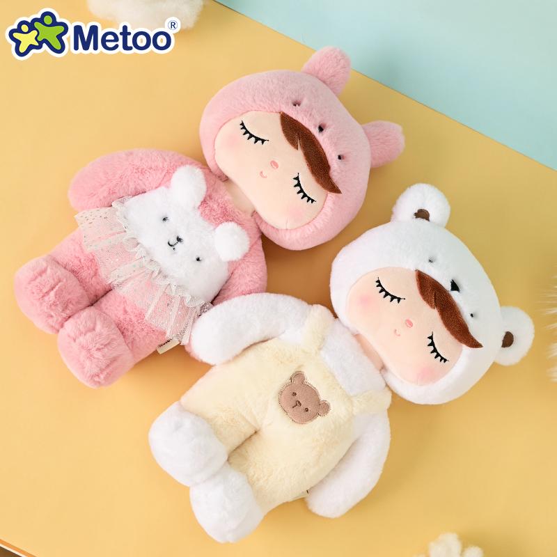 Non-Toxic Metoo Angela Cute Fluffy Plush Doll12 Inchprincess Bear Rabbit Mouse Soft Stuffed Toys Baby Bedtime Toy Kids Birthday Gifts