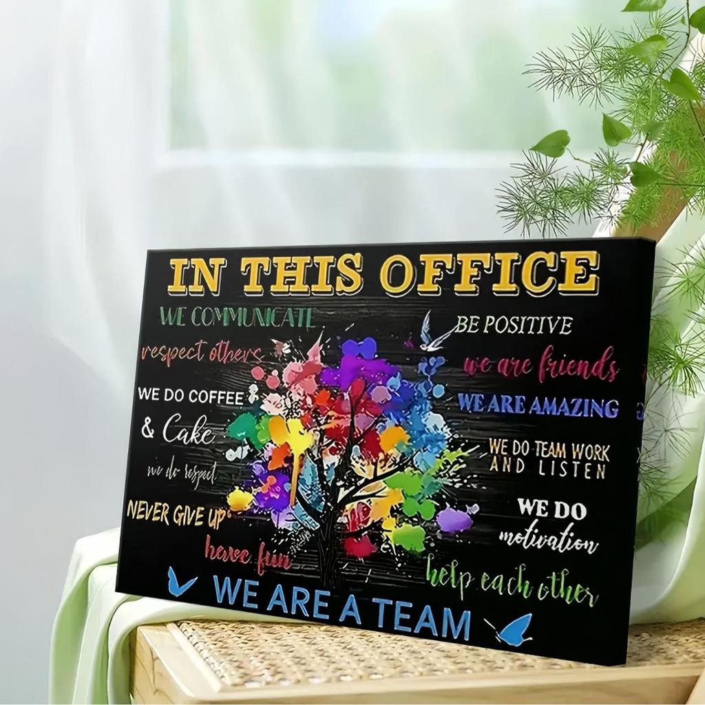Motivational Sea Quotes Canvas Art for Office & Lady's Room