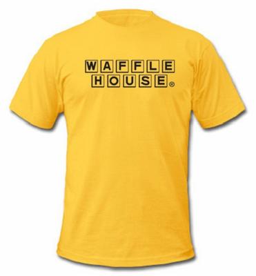 Tričko s logem restaurace Waffle House