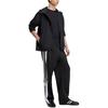 adidas Originals Einfarbiges Logo Kapuzenjacke mit Reißverschluss Langarm Herrenjacken Schwarz JW1055
