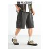 PEACEBIRD Men's Loose Fit Straight Cargo Shorts