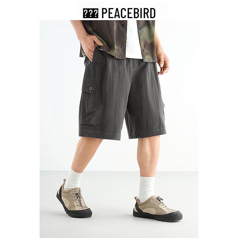 PEACEBIRD Men's Loose Fit Straight Cargo Shorts