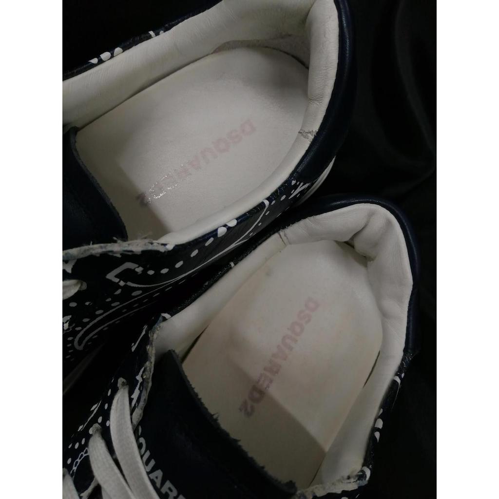 Used DSQUARED2 SIZE 41 (26CM) / Bandana Pattern Paisley Pattern Sneakers