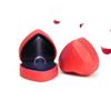 1 PCS Red With LED Light Wedding Ring Holder Velvet Jewelry Display Storage Case Organizer Ring Box