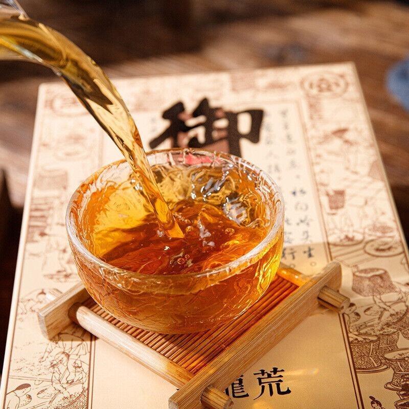 1 kg Anhua-Schwarztee, goldene Blume, handgefertigter Porzellan-Brick-Tee, Tientsin