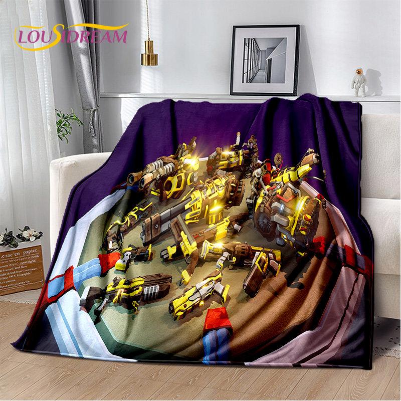 DRG Deep Rock Galactic Game Gamer Soft Plush Blanket,Flannel Blanket Throw Blanket for Living Room Bedroom Bed Sofa Picnic Cover