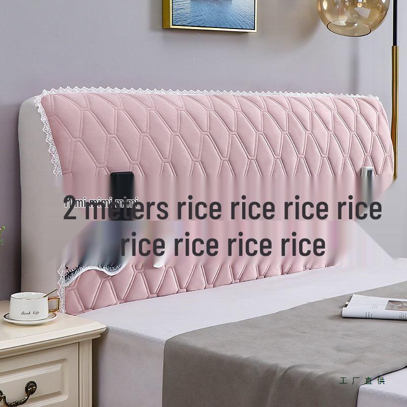 2025 New Style Elastic Headboard Slipcover: Soft Pack Backrest & Dust Cover