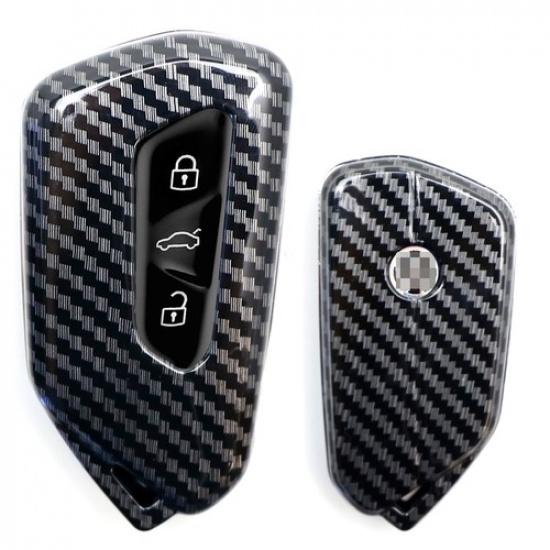 

Carbon Fiber Pattern Key Fob Shell For VW MK8 Golf/GTI ID.4 Skoda Octavia 3/4/5B