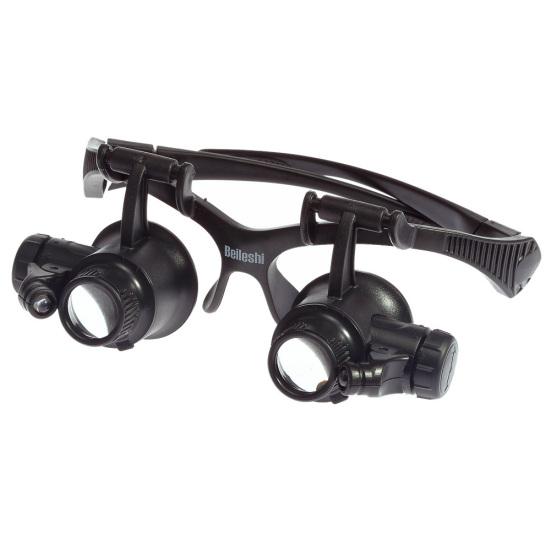 

Beileshi очки типа 10-25X регулируемая светодиодная лупа увеличительная лупа