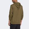Adidas Originals Trefoil Plain Large Logo Hoodie Men Sweatshirt Olive H13499