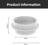 Mobile air conditioner exhaust hose dual-size connector compatible with 5-inch and 6-inch hoses male and female threads gray