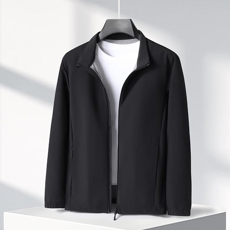 Men's Plus Size Stand Collar Casual Jacket