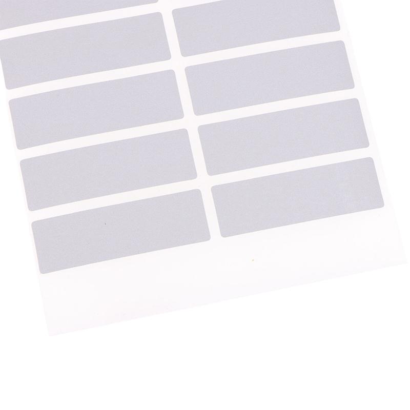 50Pcs 48X15Mm Rectangular Reward Scratch Card Film Coated Stickers Scratch Off Labels Diy Children'S Redemption Vouchers