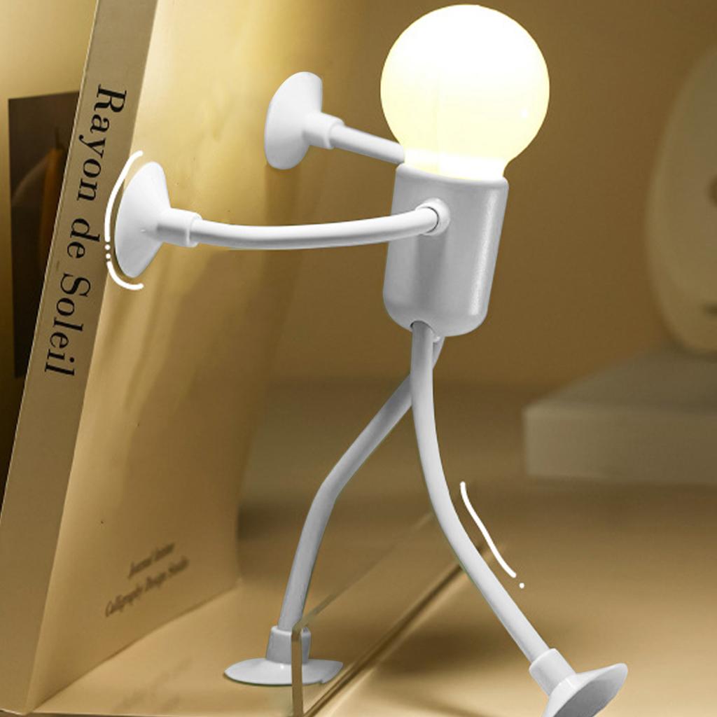 Funny Sportsman Night Light Versatile Lamp Creative Stretchable Silicone Nursery Table Lamp Kids Night Lights Cordless Lamp