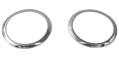 Custom Stainless Steel Plated Speaker Rings with JF BOX N-BOX JF1/JF2 Ultra-Mirror (2-Piece Set) [SPEAKER-023-2PC] (Compatible F1/F2 1/2 N-BOX
