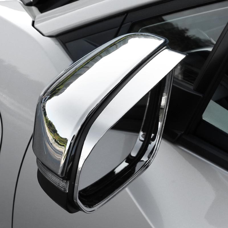 Toyota VOXY/NOAH 90 Series Carbon Fiber Rearview Mirror Cover with Rain Eyebrow Decorative Sticker.