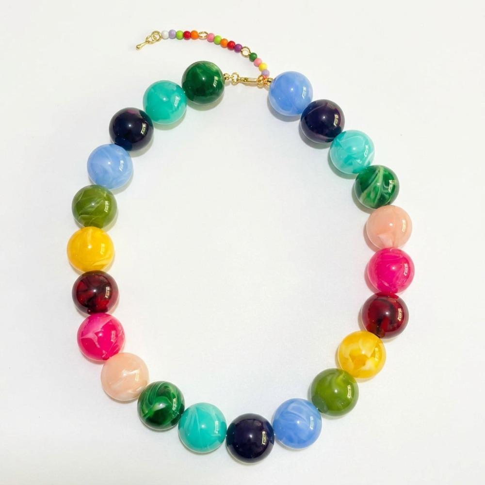 New Crystal Beaded Choker Beaded Collar Statement Collar Bohemian Jewelry Accessories Colorful Beaded Women Girls