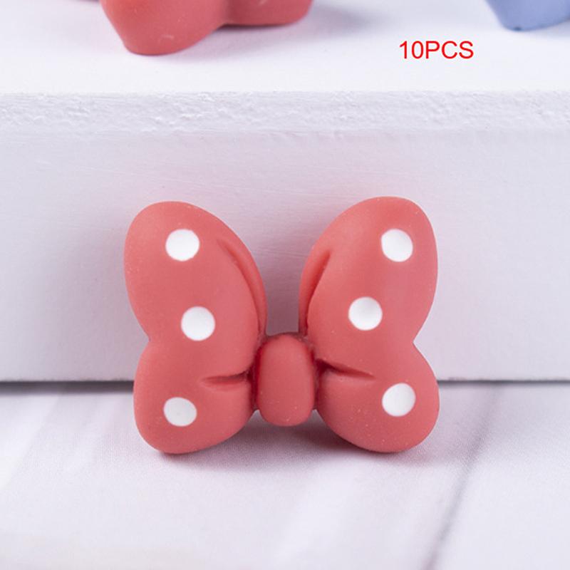 

10 шт. Мультяшный бант Милый смоляной серии Изготовление украшений Сделай сам Аксессуары для украшения дома