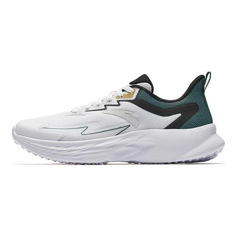 Anta Men Comfortable Low-top Running Shoes White Green 912525571-2 41