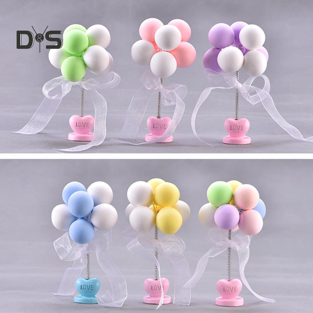 Mud in your eye Resin Balloon Love Figurine Craft Toy Doll House Car Cake Desk Ornament