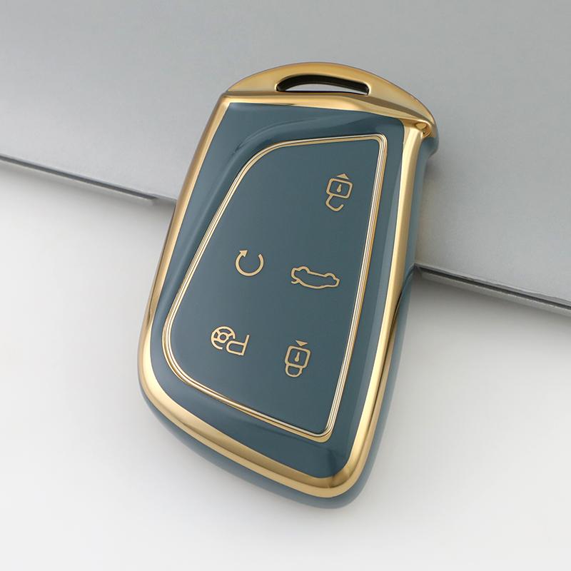 Premium Soft TPU Car Key Case Cover Shell for DongFeng AEOLUS FORTHING Fengon HUGE MAGE Key Rings Keychain Bag Accessories