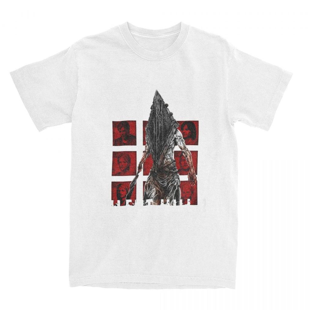 Silent Hill 2 Horror Pyramid T-shirt Spel Trendy Coole T-shirts Korte Mouw Grappige Tops Zomer Puur Katoen Ronde Hals 6XL T-shirts