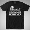 Terminator T-Shirt überlebte Tag der Abrechnung T2 Skynet Cyberdyne Schwarzenegger 800