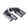 Quad Exhaust Tip For Volkswagen Touareg V6 V8 Upgrade W12 Stainless Steel Exhaust System Car Exhaust Pipe Muffler Tip Tailpipe