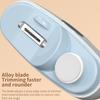 Electric Nail Clipper Multifunctional Automatic Cut & Polish for Kids and Seniors USB Charging Low Noise Trimmer
