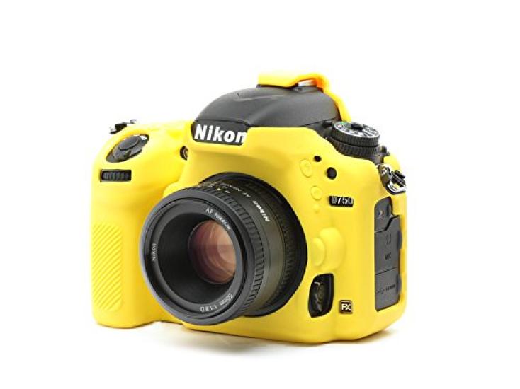 

DISCOVERED Easy Cover Nikon D750 Camera Cover with LCD Protective Film (Yellow)