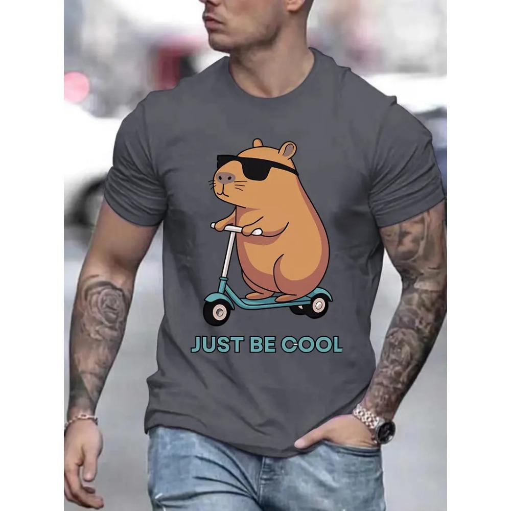 Dolphin pattern T-shirt for men and women 3D printed fashionable and cute short sleeved top