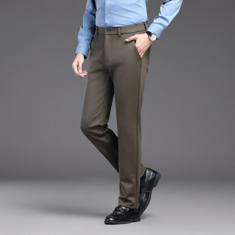 Yiliteng Men's Wrinkle-Resistant Casual Pants