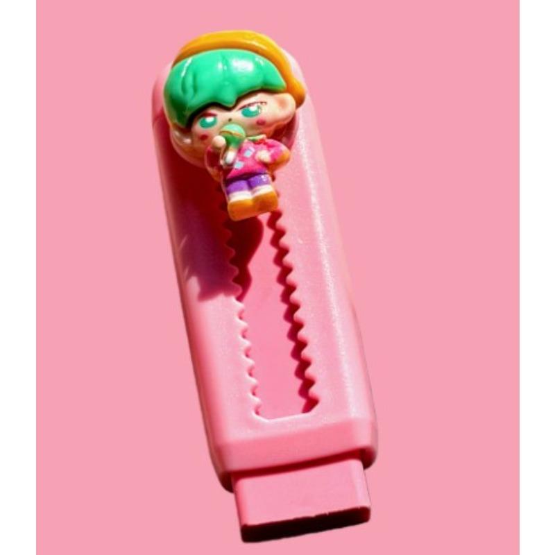 KPOP witch hunting group push-pull eraser, erasers, erasers, small chips, replaceable cores, student stationery supplies