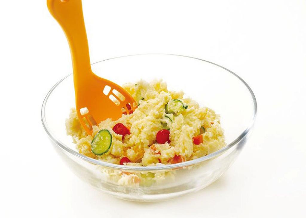 Marna K290Y Masher for Crushing and Yellow (Spoon Scooping) -