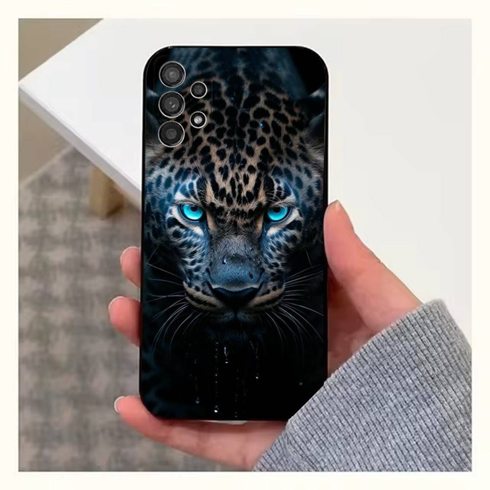 Cool Leopard  Case For Samsung S10,Plus,S9,S22,S25,Ultra,S24,S21,S20,S23,FE,Lite,Soft Silicone Black