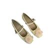 Flower Shoes Female Internet Celebrities New Elegant Mary Jane Shoes Women's 2025 New Foreign Super Soft Square Head Commuting Single Shoes
