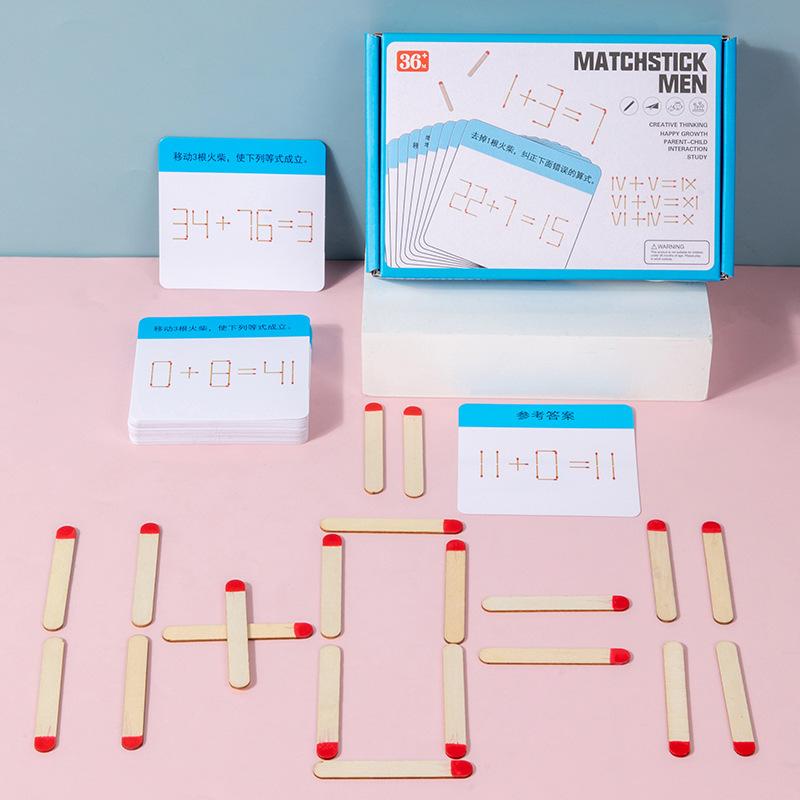 Children'S Educational Thinking Training Toys Magnetic Advanced Logic Olympiad Match Problem-Solving Game Concentration Table Game