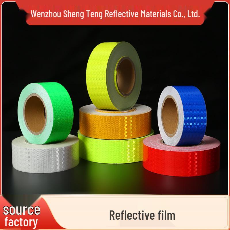 Solid Color High-Intensity Reflective Safety Tape for Anti-Collision & Traffic Warning