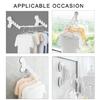 Durable Plastic Clothes Drying Rack Space Saving Foldable Clothing Rack with Strong Grip for Indoor Outdoor Use
