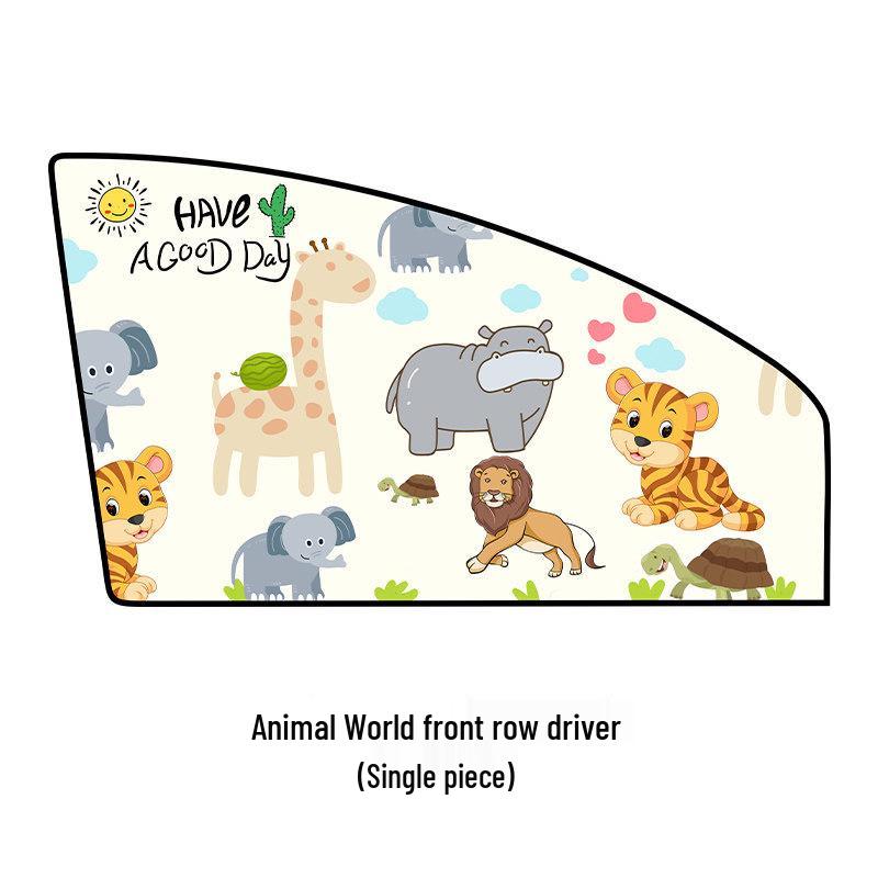 Magnetic Car Sunshade Curtains for Baby - Rear Seat Privacy & Sun Protection