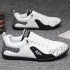 Summer Men's Flat Shoes 2025 New Breathable Mesh Sport Casual Shoes Fashion Non-slip Board Shoes Trendy Zapatillas De Hombre
