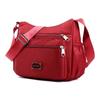 Damen Umhängetasche mit großem Fassungsvermögen Nylon-Canvas-Tasche Wasserdicht und verschleißfest Mehrere Taschen für Pendler, Freizeit, Outdoor Crossbody-Tasche