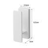 Yamazaki Plasterboard TweezersWood Screws Included Wall Hook Set 3 Compatible Walls White W2.4D3H6.5cm (per Piece) Tower Hanger Concealed Holes 1688