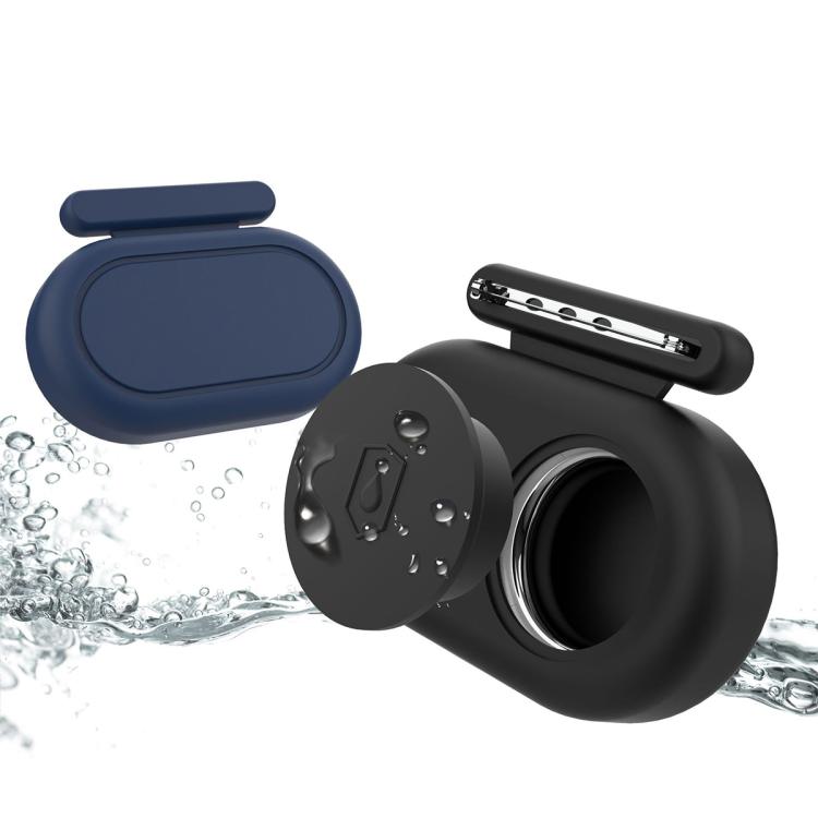 Waterproof Silicone Shockproof Protective Case With Metal Brooch Pin For Samsung Galaxy Smart Tag 2 Tracker