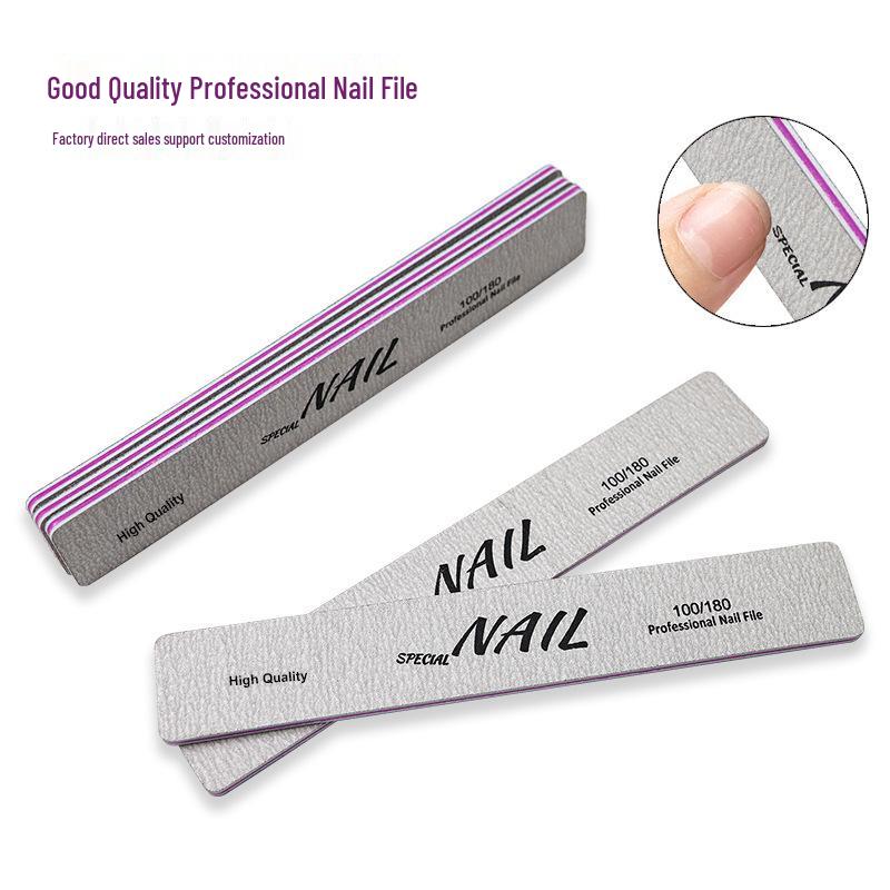 Matte Wear-Resistant Nail File Strip for Nail Art Buffing and Manicure
