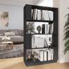 Day and Night - Day and Night Gray Pine Wood Shelf/space Divider 80x25x132 Cm